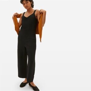 Everlane The Japanese GoWeave Slip Jumpsuit Black 4